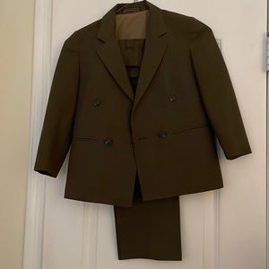 Olive green size 6 boys jacket and pants. Great condition
